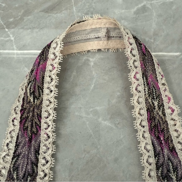 Women’s Free People Boho Patterned Lace Halter Bralette Top XS - Picture 7 of 16